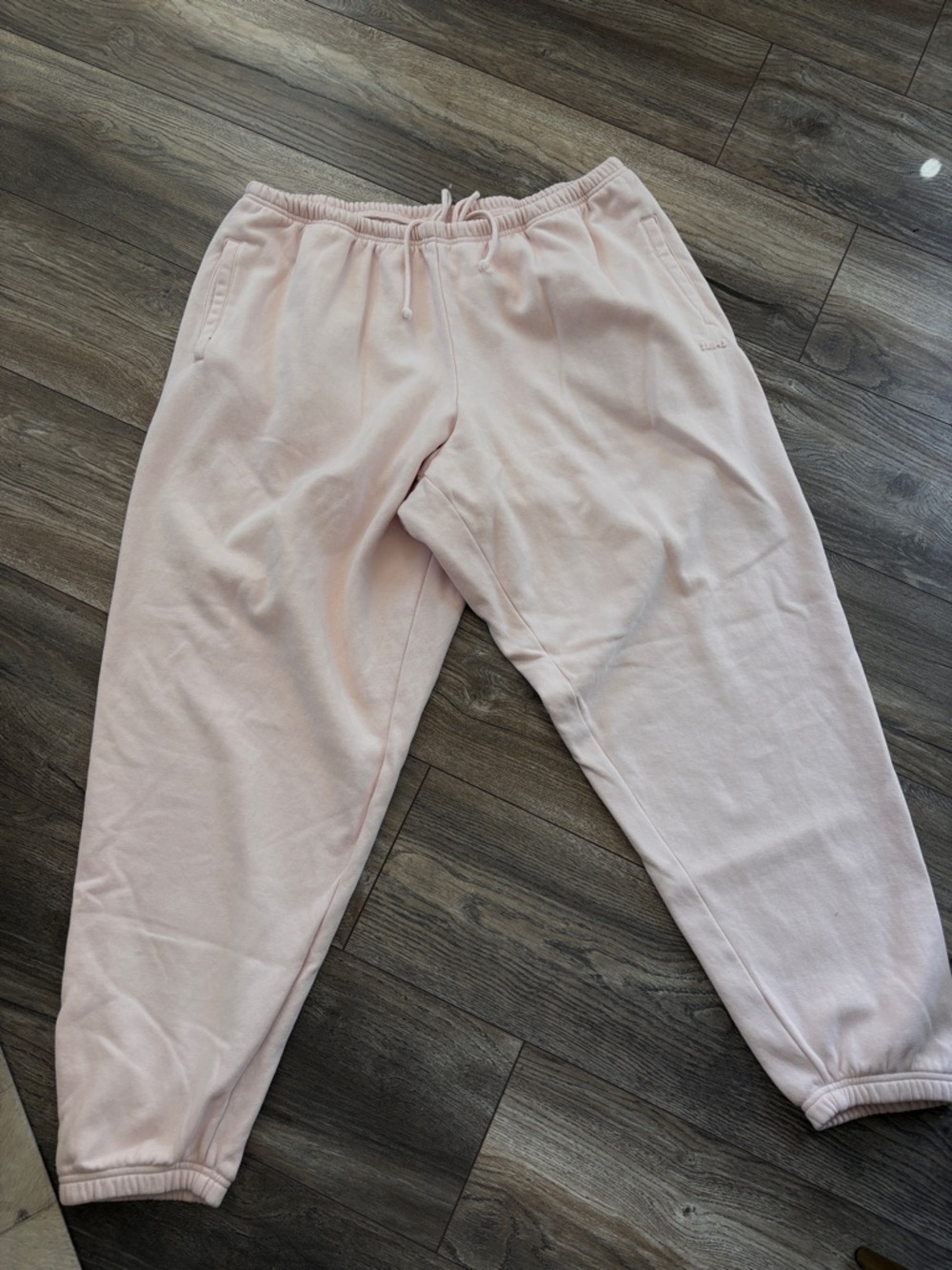 Skims light Pink Drawstring Sweatpants